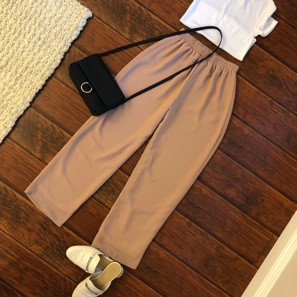 Blush Pink Trousers